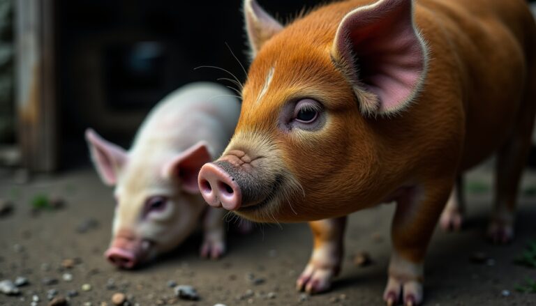 Le cochon vietnamien : un compagnon surprenant alliant robustesse et tendresse