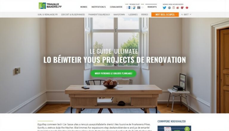 Travauxmakers.fr : Le guide ultime pour réussir vos projets de rénovation